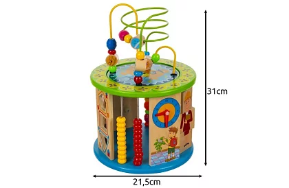 Dřevěná vzdělávací hračka - mnoho funkcí a her