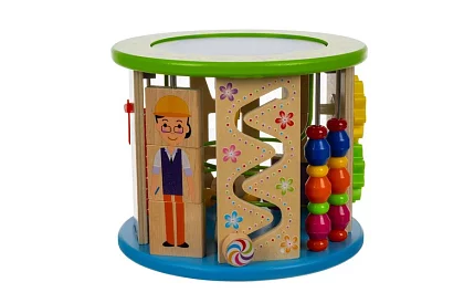 Dřevěná vzdělávací hračka - mnoho funkcí a her