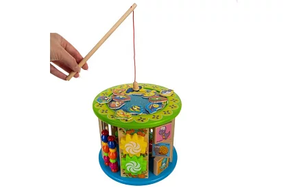 Dřevěná vzdělávací hračka - mnoho funkcí a her