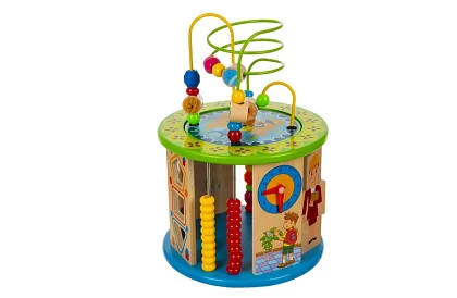 Dřevěná vzdělávací hračka - mnoho funkcí a her