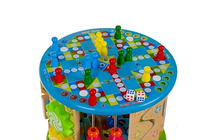 Dřevěná vzdělávací hračka - mnoho funkcí a her