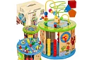 Dřevěná vzdělávací hračka - mnoho funkcí a her