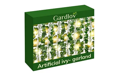 Umělý břečtan s LED osvětlením - délka 25m