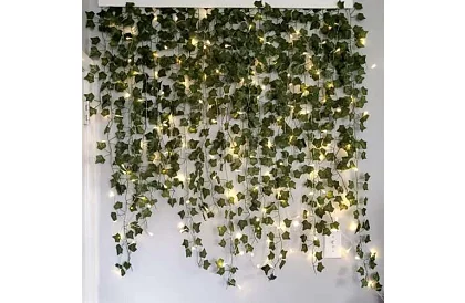 Umělý břečtan s LED osvětlením - délka 25m