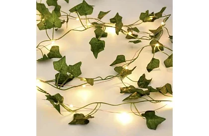 Umělý břečtan s LED osvětlením - délka 25m