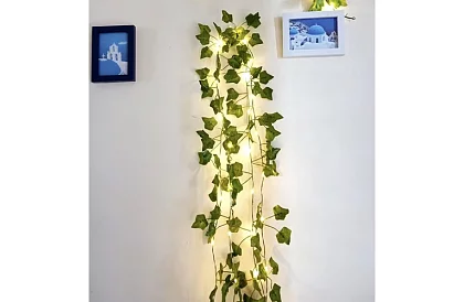 Umělý břečtan s LED osvětlením - délka 25m