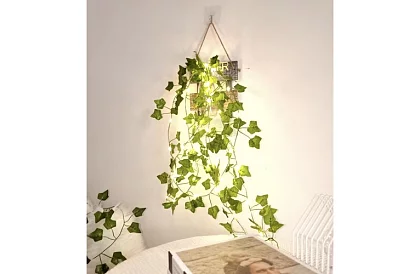 Umělý břečtan s LED osvětlením - délka 25m