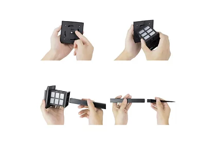 Solární zahradní lampy – lucerny 6 kusů v sadě