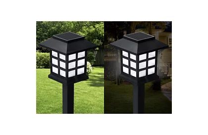 Solární zahradní lampy – lucerny 6 kusů v sadě