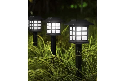 Solární zahradní lampy – lucerny 6 kusů v sadě