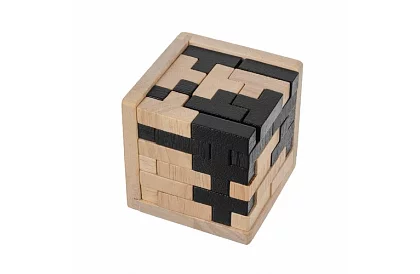Dřevěný skládací hlavolam - Tetris