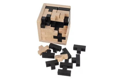 Dřevěný skládací hlavolam - Tetris