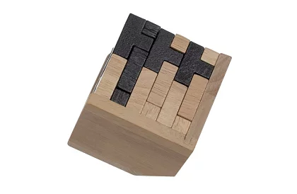 Dřevěný skládací hlavolam - Tetris