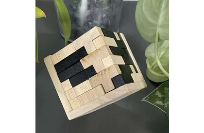 Dřevěný skládací hlavolam - Tetris