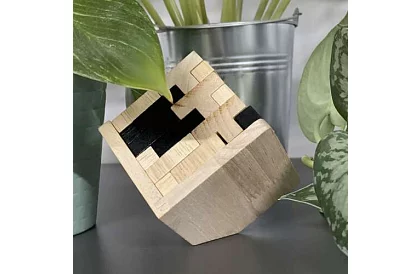 Dřevěný skládací hlavolam - Tetris