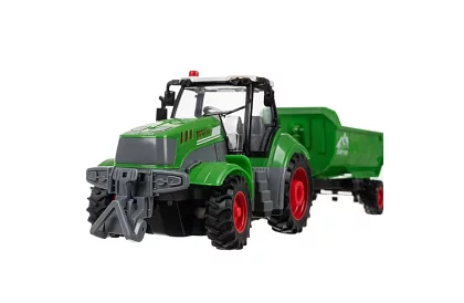 Traktor se sklopným vlekem na dálkové ovládání