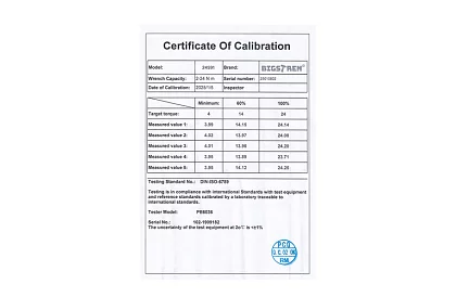 Momentový klíč 1/4 s aretací - 2-24 Nm v pouzdře