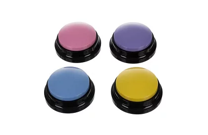 Nahrávací mluvící tlačítka pro psa – komunikační trénink doma