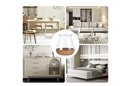 Ochranné návleky na židli proti poškrábání podlahy – 4 ks