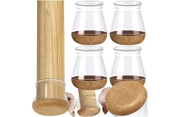 Ochranné návleky na židli proti poškrábání podlahy – 4 ks