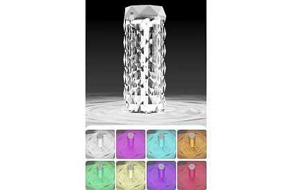 Zvlhčovač vzduchu a noční lampa 2v1