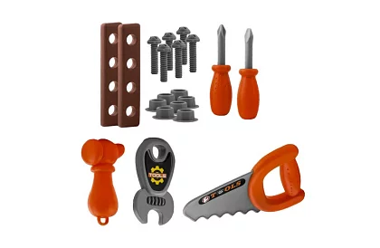 Dětská dílna stůl s nářadím a kufříkem