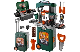 Dětská dílna stůl s nářadím a kufříkem