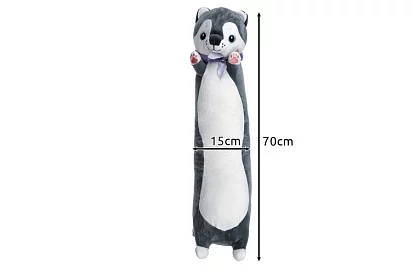 Dlouhý plyšový pes – 70 cm