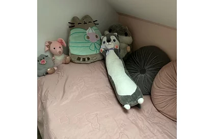 Dlouhý plyšový pes – 70 cm