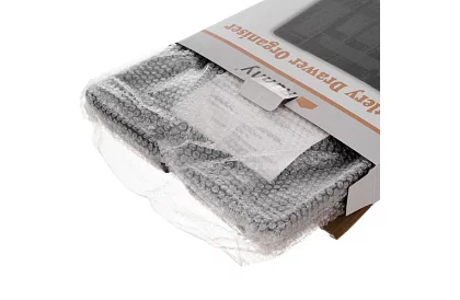 Bambusový organizér do šuplíků – černý příborník