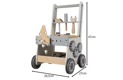 Dětská dílna s dřevěnými nástroji 3 v 1