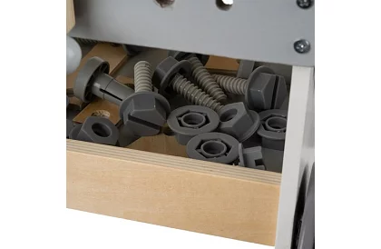 Dětská dílna s dřevěnými nástroji 3 v 1