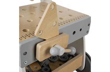 Dětská dílna s dřevěnými nástroji 3 v 1