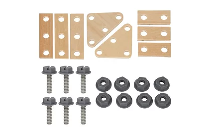 Dětská dílna s dřevěnými nástroji 3 v 1