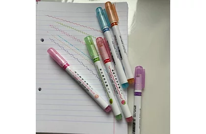 Dekorační fixy na vytváření vzorů - sada 6 ks