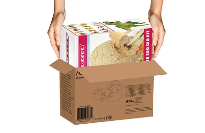 Dinosauří vejce 15 cm - malý archeolog