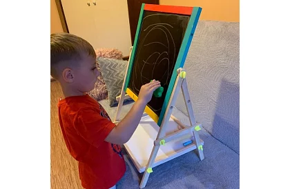 Oboustranná tabule – magnetická a křídová