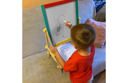 Oboustranná tabule – magnetická a křídová