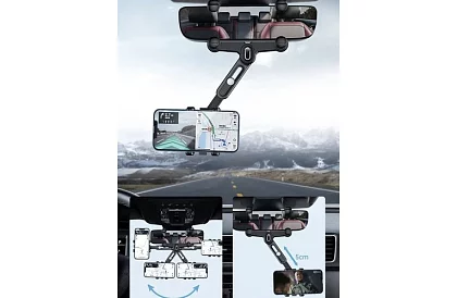 Držák telefonu na zpětné zrcátko