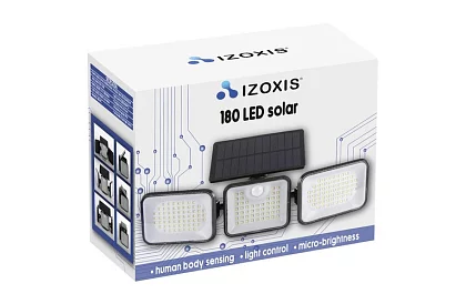 LED Solární lampa – s pohybovým a soumrakovým senzorem