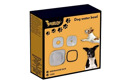 Miska na vodu + cestovní miska v sadě