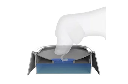 Miska na vodu + cestovní miska v sadě