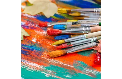 Sada akrylových barev – 24 x 12 ml + paleta