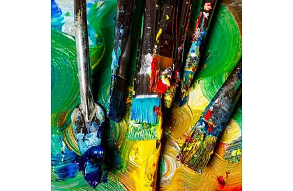 Sada akrylových barev – 24 x 12 ml + paleta