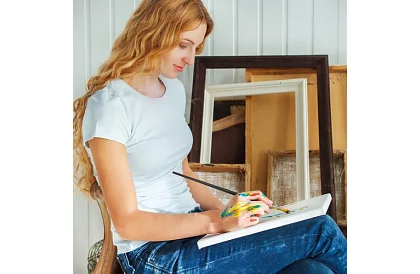 Sada akrylových barev – 24 x 12 ml + paleta