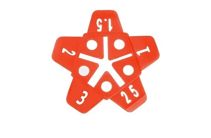 Vyrovnávací systém na obklady – 100 klipů + 50 hvězd + 2 klíče