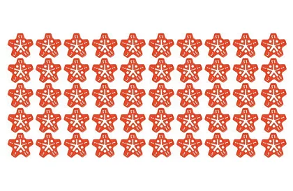 Vyrovnávací systém na obklady – 100 klipů + 50 hvězd + 2 klíče