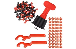 Vyrovnávací systém na obklady – 100 klipů + 50 hvězd + 2 klíče