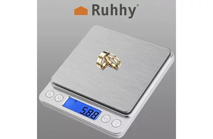 Digitální kuchyňská váha do 500 g – přesnost 0,01 g