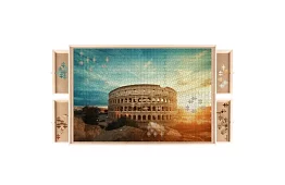 Podložka pro skládaní puzzle se zásuvkami